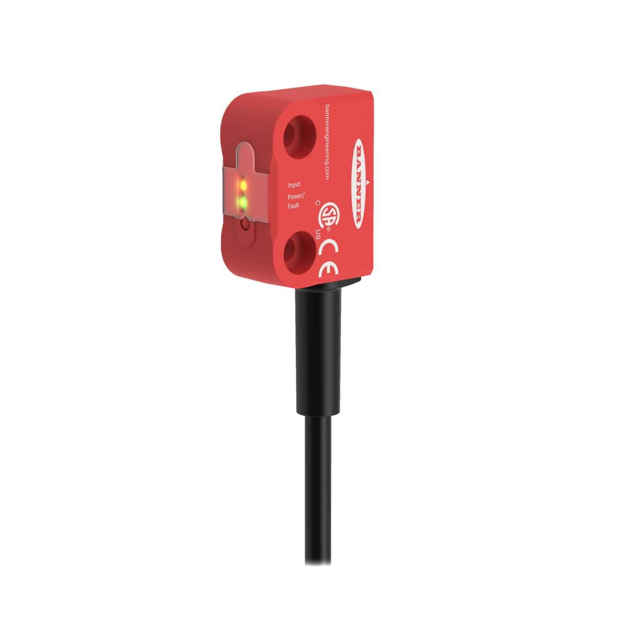 Banner SI-RFDL-LP8 SI-RF Gate Switch; ISD Compatible; Coding: Low; Diagnostics: ISD; Reset: Manual; Connector: 250 mm 8-pin M12 Pigtail QD; Used With: SI-RF-A Banner SI-RFDL-LP8 SI-RF Gate Switch; ISD Compatible; Coding: Low; Diagnostics: ISD; Reset: Manual; Connector: 250 mm 8-pin M12 Pigtail QD; Used With: SI-RF-A