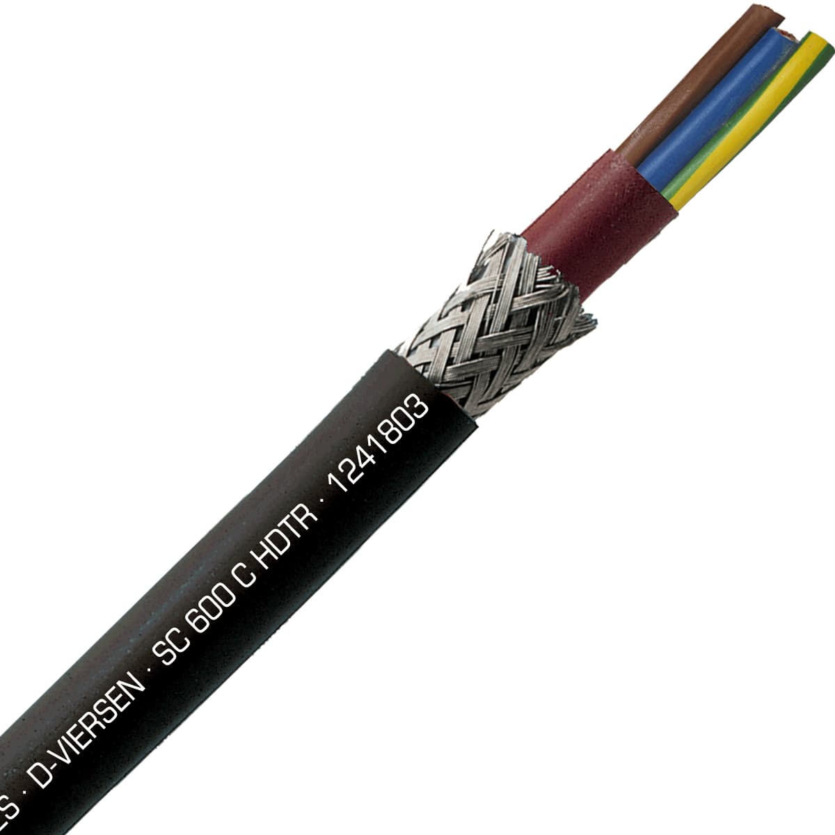 SAB 1241803 SC 600 C HDTR - 18 AWG/3c, shielded halogen free high temperature silicone cable, UL, CSA, CE, RoHS SAB 1241803 SC 600 C HDTR - 18 AWG/3c, shielded halogen free high temperature silicone cable, UL, CSA, CE, RoHS