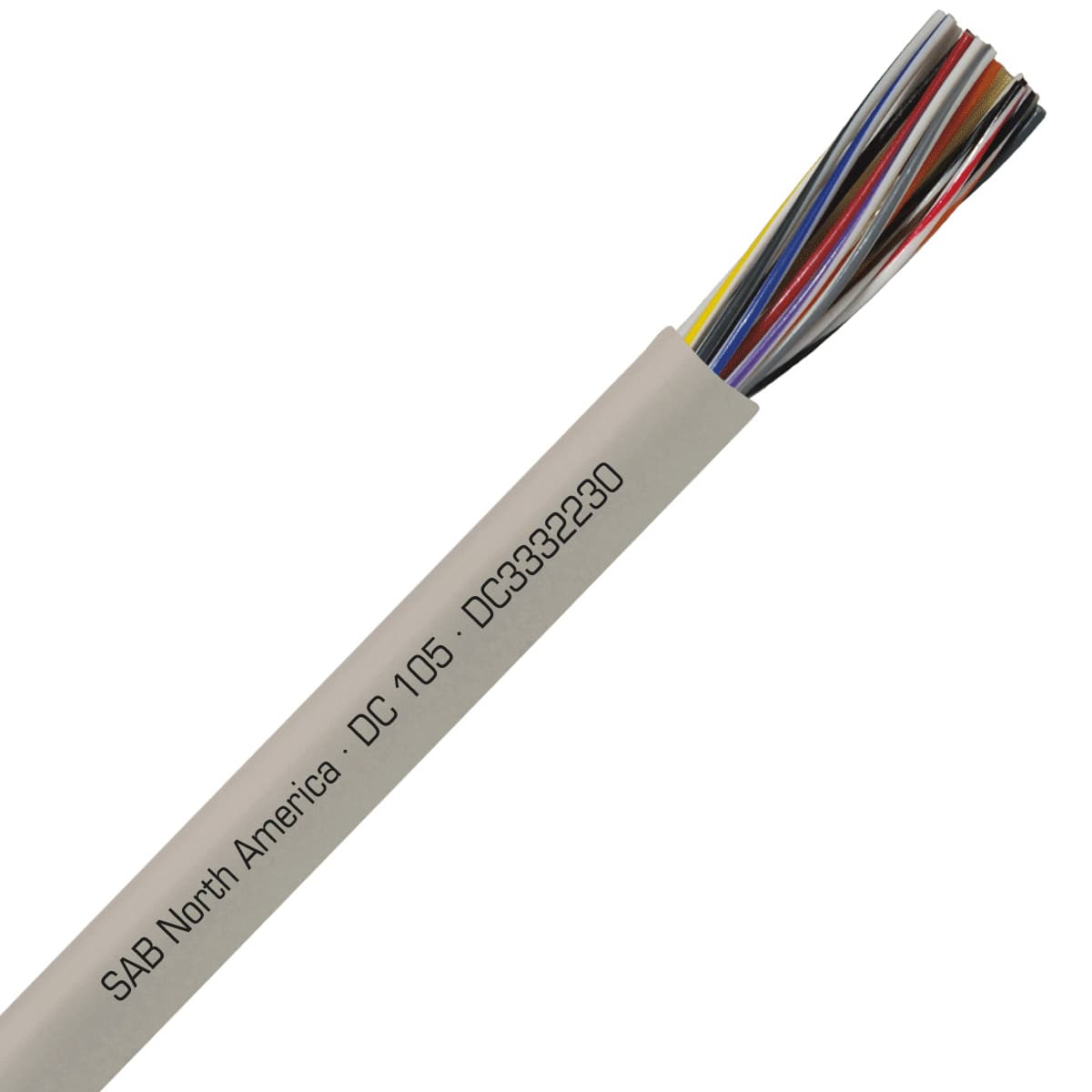 SAB DC3332230 DC 105 - 22 AWG/30c, flexible oil resistant data cable, UL, CSA, CE, RoHS SAB DC3332230 DC 105 - 22 AWG/30c, flexible oil resistant data cable, UL, CSA, CE, RoHS