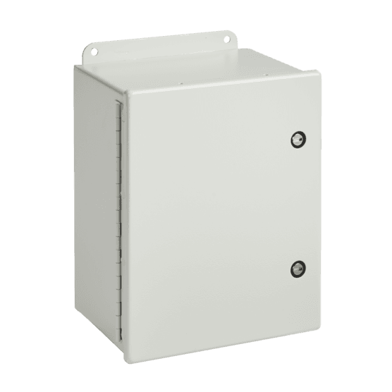 Hoffman A404CHFL Continuous Hinge with Quarter-Turn Latch, Type 4, 4.00x4.00x3.00, Gray, Steel Hoffman A404CHFL Continuous Hinge with Quarter-Turn Latch, Type 4, 4.00x4.00x3.00, Gray, Steel