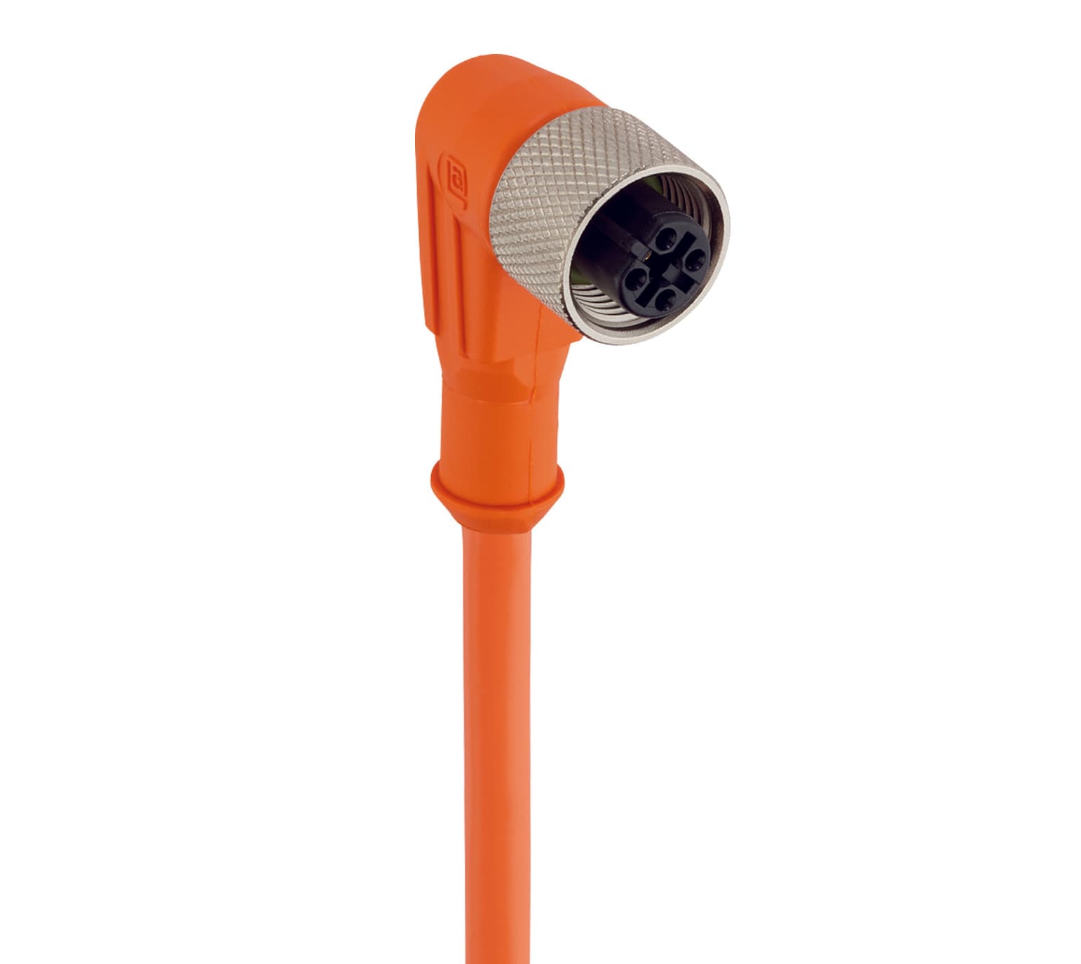 Belden 1604 M12 Standard Sensor/Actuator Single-Ended Cordset: Female, angled, 5-pin, B-coded, orange body, 50 V AC / 60 V DC, 4 A; PVC orange cable, 5-wires, 4x0.34 mm²+1x0.50 mm²(GNYE), RKWT 5B-48/10 M, 10 m, 4 A Belden 1604 M12 Standard Sensor/Actuator Single-Ended Cordset: Female, angled, 5-pin, B-coded, orange body, 50 V AC / 60 V DC, 4 A; PVC orange cable, 5-wires, 4x0.34 mm²+1x0.50 mm²(GNYE), RKWT 5B-48/10 M, 10 m, 4 A