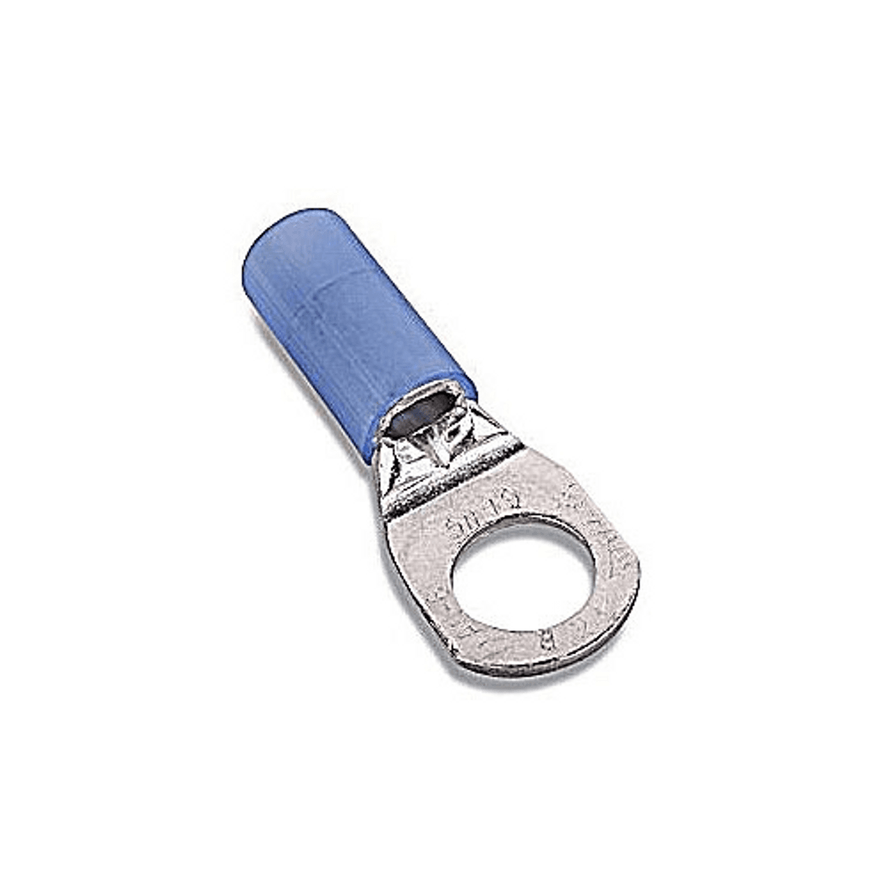 Thomas & Betts RE6-12 6 AWG, 1/2" Stud, 600 V, Blue, Tin Plated Copper, Nylon Insulated, Flex Class 63/24, Brazed Seam, Large, Funneled Barrel Entry, Electrical Thomas & Betts RE6-12 6 AWG, 1/2" Stud, 600 V, Blue, Tin Plated Copper, Nylon Insulated, Flex Class 63/24, Brazed Seam, Large, Funneled Barrel Entry, Electrical