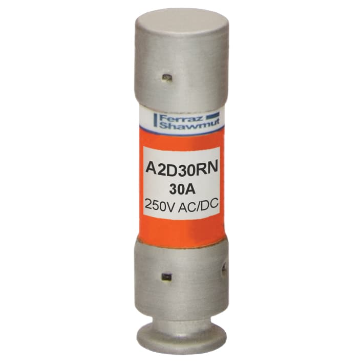 Mersen A2D30RN A2D30RN Mersen - Fuse A2D-R - Class RK1 - Time-Delay 250VAC 250VDC 30A Ferrule Amp-Trap 2000® Mersen A2D30RN A2D30RN Mersen - Fuse A2D-R - Class RK1 - Time-Delay 250VAC 250VDC 30A Ferrule Amp-Trap 2000®
