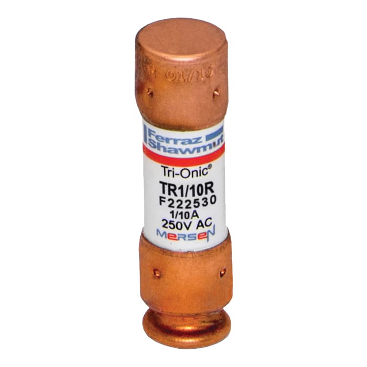 Mersen TR1/10R TR1/10R Mersen - Fuse TR-R - Class RK5 - Time-Delay 250VAC 250VDC 0.1A Ferrule Tri-Onic® Mersen TR1/10R TR1/10R Mersen - Fuse TR-R - Class RK5 - Time-Delay 250VAC 250VDC 0.1A Ferrule Tri-Onic®