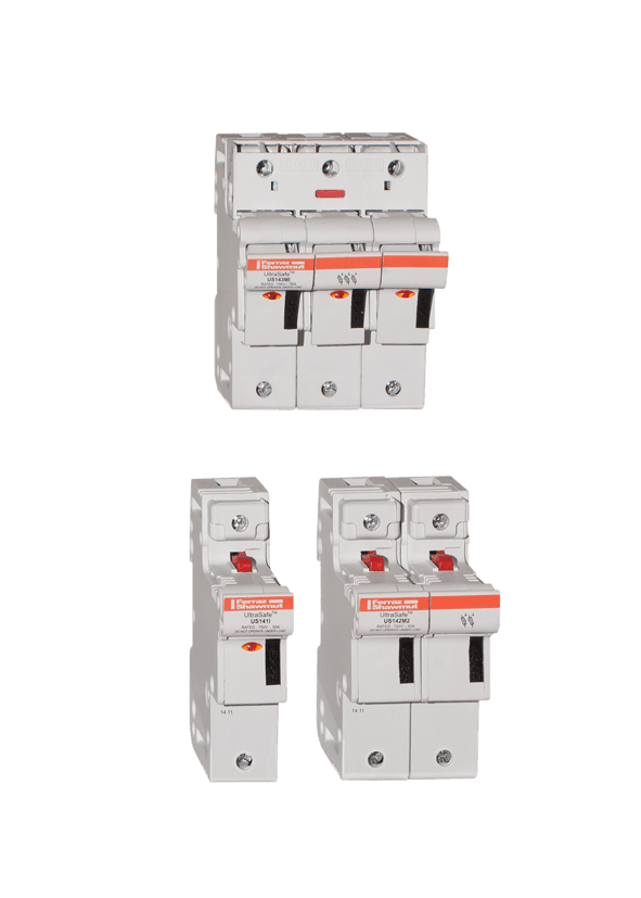 Mersen L331141 L331141 Mersen - Fuse Holder UltraSafe™ 800VAC 1000VDC UL Fuse size 14x51 2-Pole 2c.x Microswitch Pressure Plate IP20 Mersen L331141 L331141 Mersen - Fuse Holder UltraSafe™ 800VAC 1000VDC UL Fuse size 14x51 2-Pole 2c.x Microswitch Pressure Plate IP20