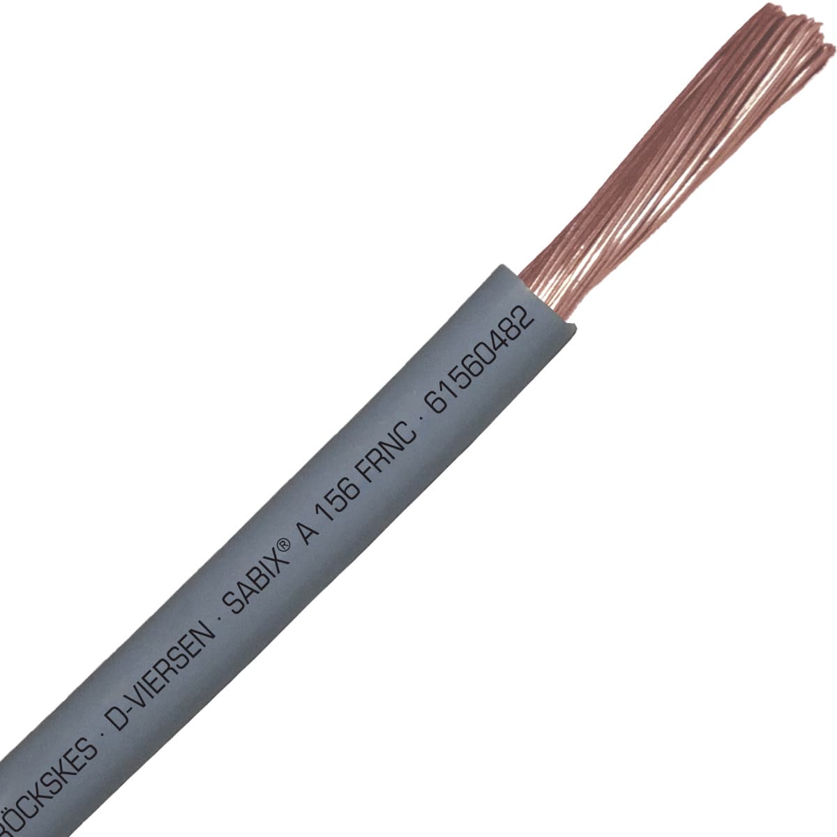 SAB 61560482 SABIX A 156 FRNC - 16 AWG/1c, flame retardant halogen-free 750V gray hook-up wire, CE, RoHS SAB 61560482 SABIX A 156 FRNC - 16 AWG/1c, flame retardant halogen-free 750V gray hook-up wire, CE, RoHS