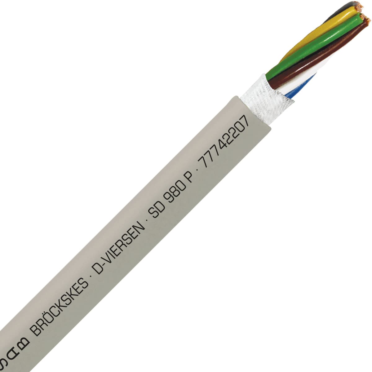 SAB 77742207 SD 980 P - 22 AWG/7c, heavy duty halogen-free PUR continuous flex data cable, UL, CSA, CE, RoHS SAB 77742207 SD 980 P - 22 AWG/7c, heavy duty halogen-free PUR continuous flex data cable, UL, CSA, CE, RoHS