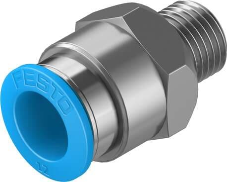 Festo 164980 push-in fitting QS-1/4-12 male thread with external hexagon. Size: Standard, Nominal size: 8,5 mm, Type of seal on screw-in stud: coating, Assembly position: Any, Container size: 10 Festo 164980 push-in fitting QS-1/4-12 male thread with external hexagon. Size: Standard, Nominal size: 8,5 mm, Type of seal on screw-in stud: coating, Assembly position: Any, Container size: 10