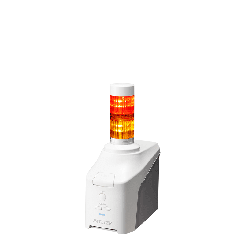 Patlite NHV4-2-RY 40mm, 2-tier Network Monitoring Signal Tower with Ethernet, Email Detection, MP3, supports SNMP, HTTP, PNS; Red and Amber LED Modules Patlite NHV4-2-RY 40mm, 2-tier Network Monitoring Signal Tower with Ethernet, Email Detection, MP3, supports SNMP, HTTP, PNS; Red and Amber LED Modules