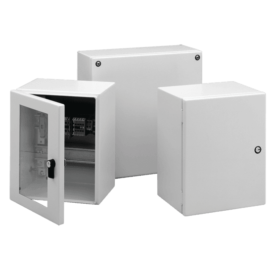 Hoffman LWC204015 InLine Type 4, 200x400x150mm, with Window, Lt Gray, Steel Hoffman LWC204015 InLine Type 4, 200x400x150mm, with Window, Lt Gray, Steel