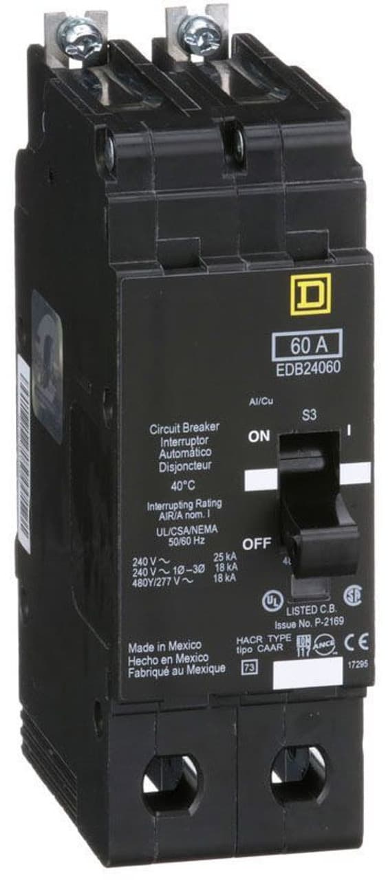 EDB24060 Part Image. Manufactured by Schneider Electric.