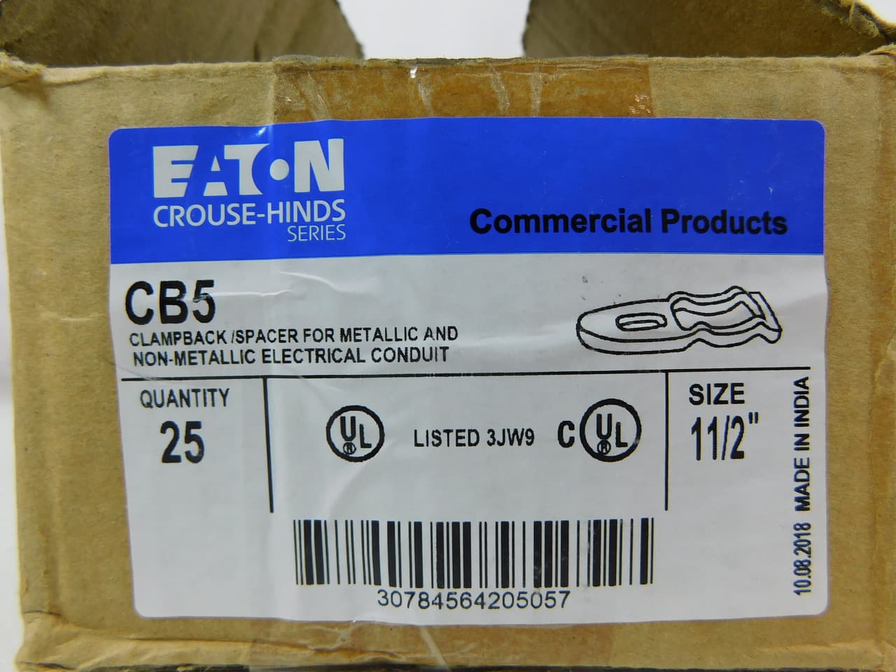 Eaton CB5 1-1/2", Zinc Plated Stamped Steel Eaton CB5 1-1/2", Zinc Plated Stamped Steel