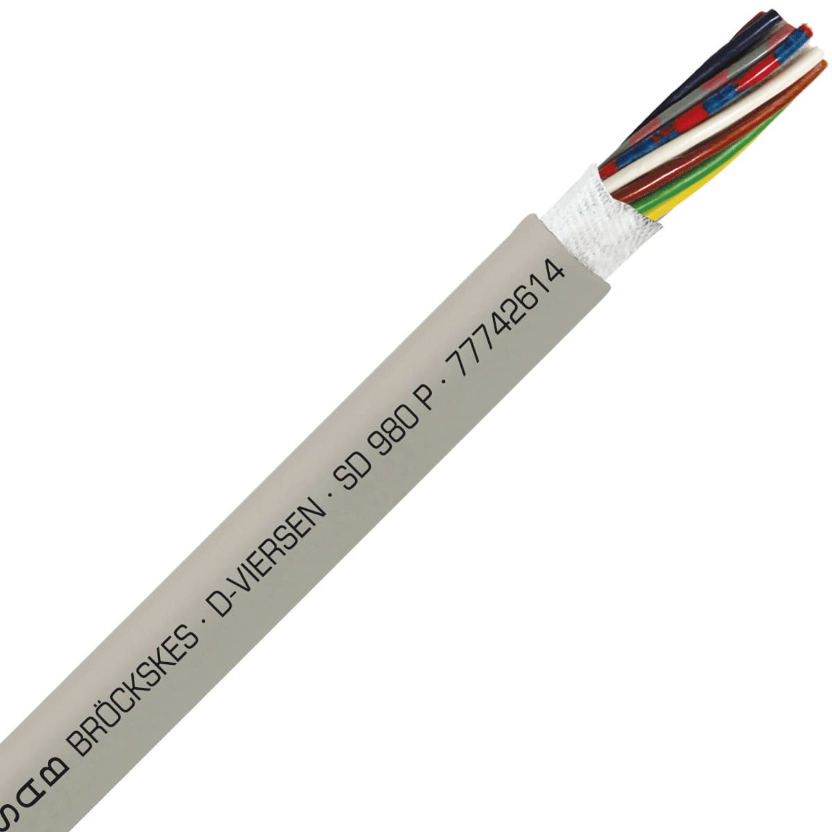 SAB 77742614 SD 980 P - 26 AWG/14c, heavy duty halogen-free PUR continuous flex data cable, UL, CSA, CE, RoHS SAB 77742614 SD 980 P - 26 AWG/14c, heavy duty halogen-free PUR continuous flex data cable, UL, CSA, CE, RoHS