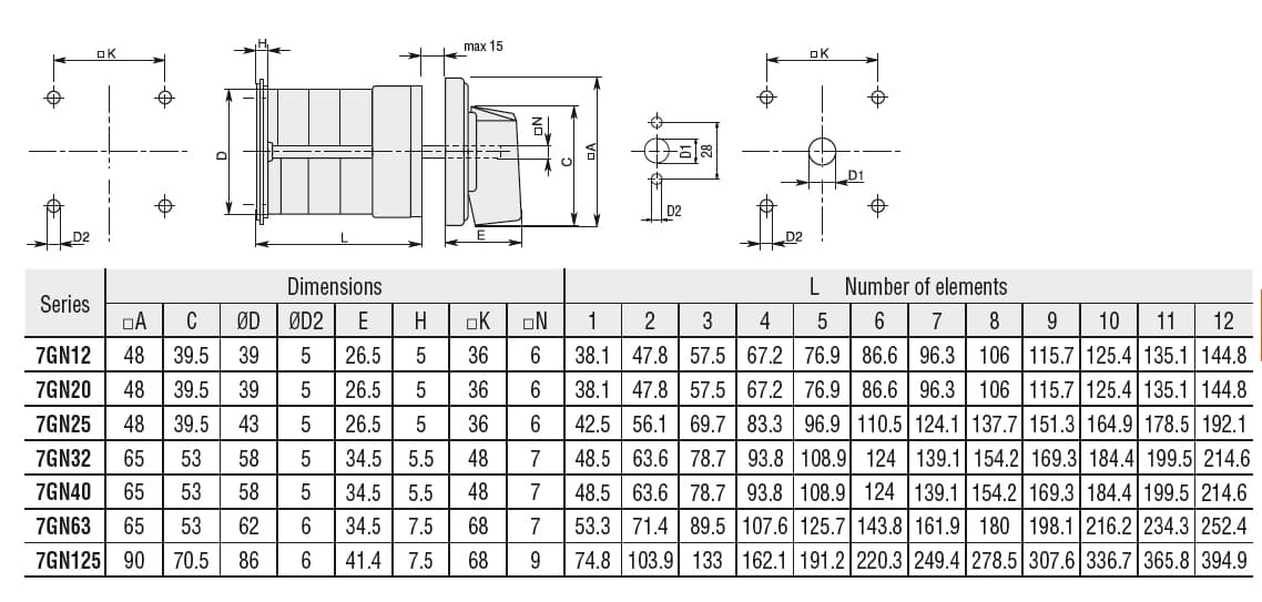 Lovato Electric 7GN6383O 7GN6383O Lovato - Rotary cam switch 7GN series, multi-step 1-2-3-4, 1 pole 63A, for rear mounting with black handle, front plate 65X65mm Lovato Electric 7GN6383O 7GN6383O Lovato - Rotary cam switch 7GN series, multi-step 1-2-3-4, 1 pole 63A, for rear mounting with black handle, front plate 65X65mm