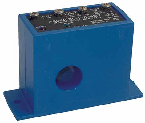 NK Technologies AS0-NCAC-120 AC Current Switch, Solid Core, Field Adjustable, 3-350 mA Setpoint Range, 120 VAC Powered , N.C., 1 A @ 240 VAC NK Technologies AS0-NCAC-120 AC Current Switch, Solid Core, Field Adjustable, 3-350 mA Setpoint Range, 120 VAC Powered , N.C., 1 A @ 240 VAC