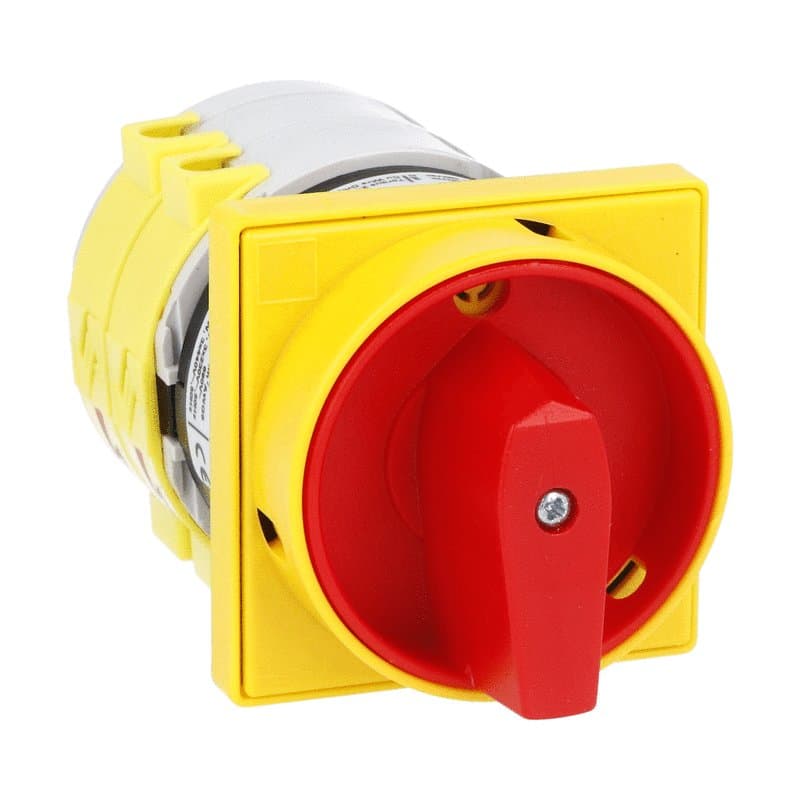Lovato Electric 7GN6392U65 7GN6392U65 Lovato - Rotary cam switch 7GN series, ON-OFF switch 4 poles 63A, for front mounting with red/yellow handle padlockable in 0 and protection covers, front plate 65X65mm Lovato Electric 7GN6392U65 7GN6392U65 Lovato - Rotary cam switch 7GN series, ON-OFF switch 4 poles 63A, for front mounting with red/yellow handle padlockable in 0 and protection covers, front plate 65X65mm