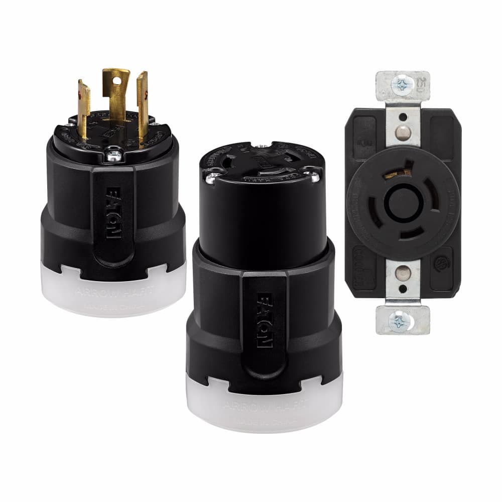 Eaton AHCL2320P AHCL2320P Eaton - Eaton Arrow Hart Color Coded Locking Plug,, #14-8 AWG, 20A, Industrial, 3ØY 347/600 V, Back, Black, Black, Ultra grip, Nylon, L23-20, Four-pole, Five-wire, Nylon, 0.38 - 1.16" (9.5 - 29.5mm), -40°C (w/o impact) to 60°C (-40°F to 140°F) Eaton AHCL2320P AHCL2320P Eaton - Eaton Arrow Hart Color Coded Locking Plug,, #14-8 AWG, 20A, Industrial, 3ØY 347/600 V, Back, Black, Black, Ultra grip, Nylon, L23-20, Four-pole, Five-wire, Nylon, 0.38 - 1.16" (9.5 - 29.5mm), -40°C (w/o impact) to 60°C (-40°F to 140°F)