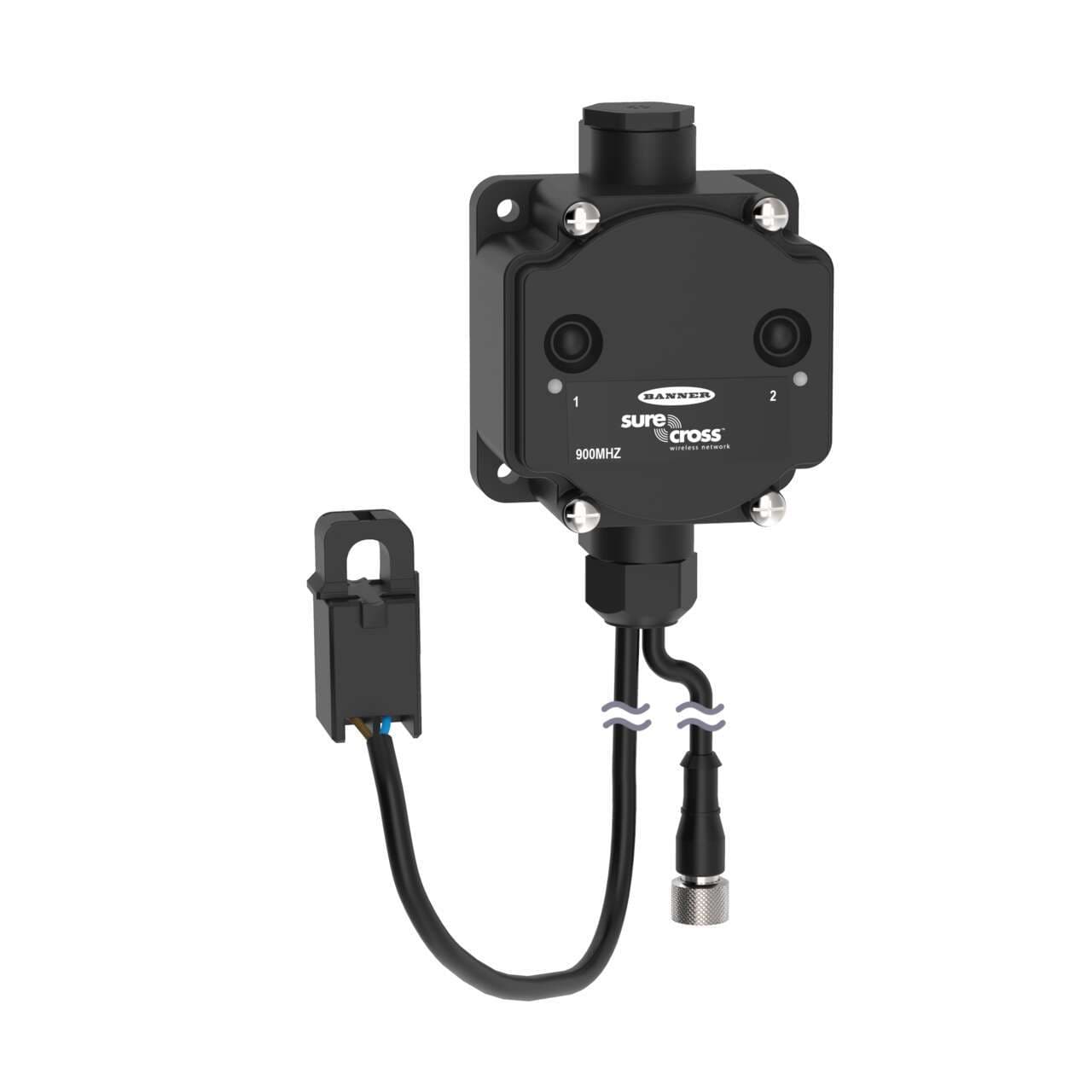 Banner DX80N2X1W-CM1L DX80 Condition Monitoring 2.4 GHz Node 65 mW; Internal Battery Internal Antenna; Input: Pre-Configured dip switches for VT1 Vibration Sensor and Current Transformer (20 Amp and 150 Amp Included); Pre-wired Pigtail Cables in Gland for Sensors; Vibration Sensor Not Included; No LCD No Rotary Dials Banner DX80N2X1W-CM1L DX80 Condition Monitoring 2.4 GHz Node 65 mW; Internal Battery Internal Antenna; Input: Pre-Configured dip switches for VT1 Vibration Sensor and Current Transformer (20 Amp and 150 Amp Included); Pre-wired Pigtail Cables in Gland for Sensors; Vibration Sensor Not Included; No LCD No Rotary Dials