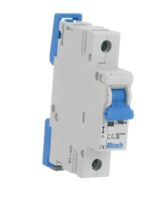 Altech Corp. 1CU2R Supplementary Protector 2A, 1 Pole, 277V AC, C Trip, UL1077 Altech Corp. 1CU2R Supplementary Protector 2A, 1 Pole, 277V AC, C Trip, UL1077