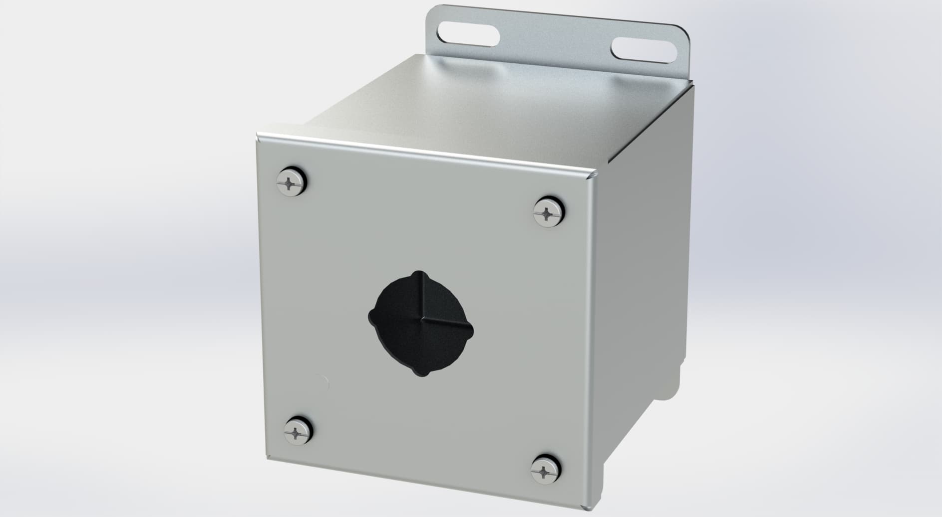 Saginaw Control SCE-1PBXSS S.S. PBX Enclosure, Height:4.00", Width:4.00", Depth:4.75", #4 brushed finish on all exterior surfaces. Saginaw Control SCE-1PBXSS S.S. PBX Enclosure, Height:4.00", Width:4.00", Depth:4.75", #4 brushed finish on all exterior surfaces.