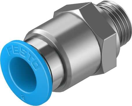 Festo 186098 push-in fitting QS-G1/8-8 male thread with external hexagon. Size: Standard, Nominal size: 6 mm, Type of seal on screw-in stud: Sealing ring, Assembly position: Any, Container size: 10 Festo 186098 push-in fitting QS-G1/8-8 male thread with external hexagon. Size: Standard, Nominal size: 6 mm, Type of seal on screw-in stud: Sealing ring, Assembly position: Any, Container size: 10