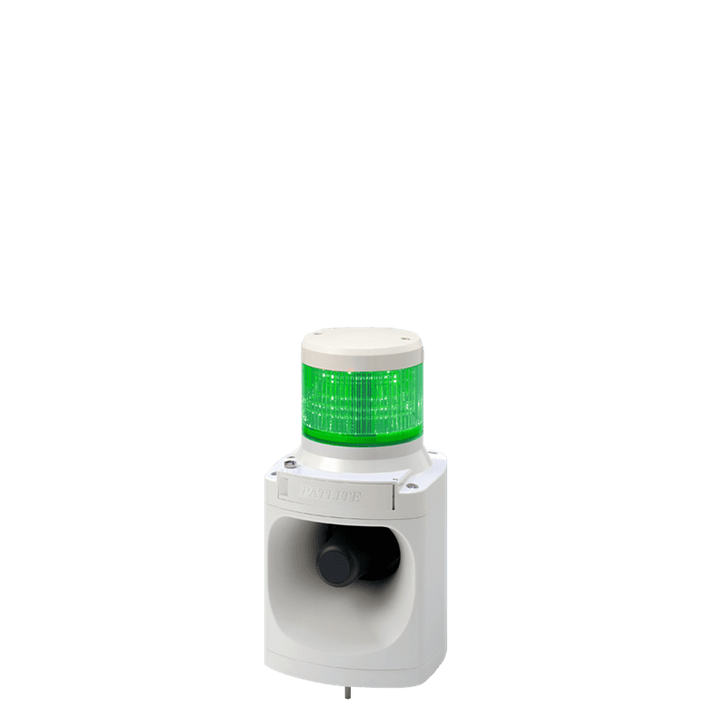 Patlite LKEH-102FEUL-G Combination Alarm with 1-tier Signal Tower and 105dB Horn, 32 Pre-recorded Alarms, UL Listed Patlite LKEH-102FEUL-G Combination Alarm with 1-tier Signal Tower and 105dB Horn, 32 Pre-recorded Alarms, UL Listed