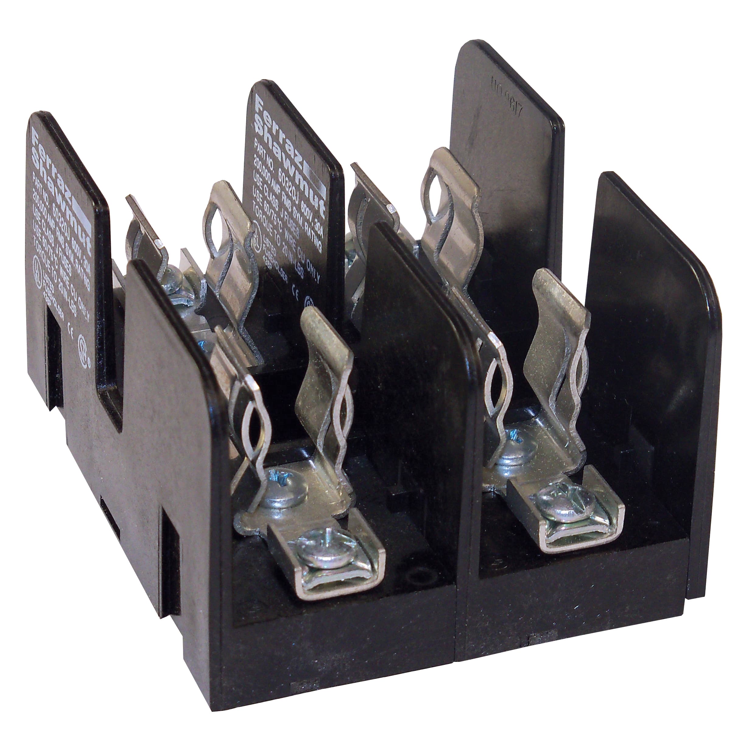 Mersen 60322J 60322J Mersen - Fuse Block 600VAC 600VDC Class J 30A 2-Pole Pressure Plate Mersen 60322J 60322J Mersen - Fuse Block 600VAC 600VDC Class J 30A 2-Pole Pressure Plate