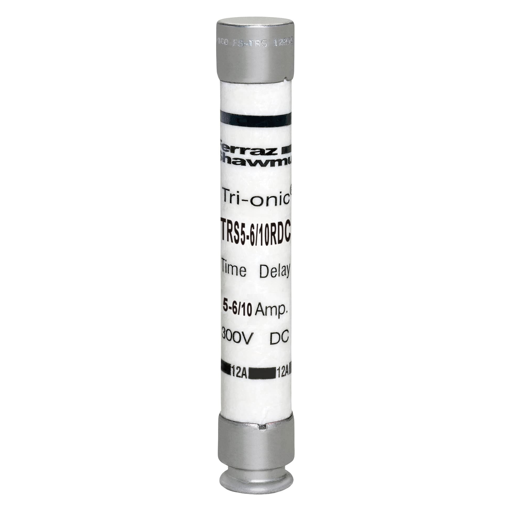Mersen TRS5-6/10RDC TRS5-6/10RDC Mersen - Fuse TRS-RDC - Class RK5 - Time-Delay 300VDC 5.6A Ferrule Tri-Onic® Mersen TRS5-6/10RDC TRS5-6/10RDC Mersen - Fuse TRS-RDC - Class RK5 - Time-Delay 300VDC 5.6A Ferrule Tri-Onic®