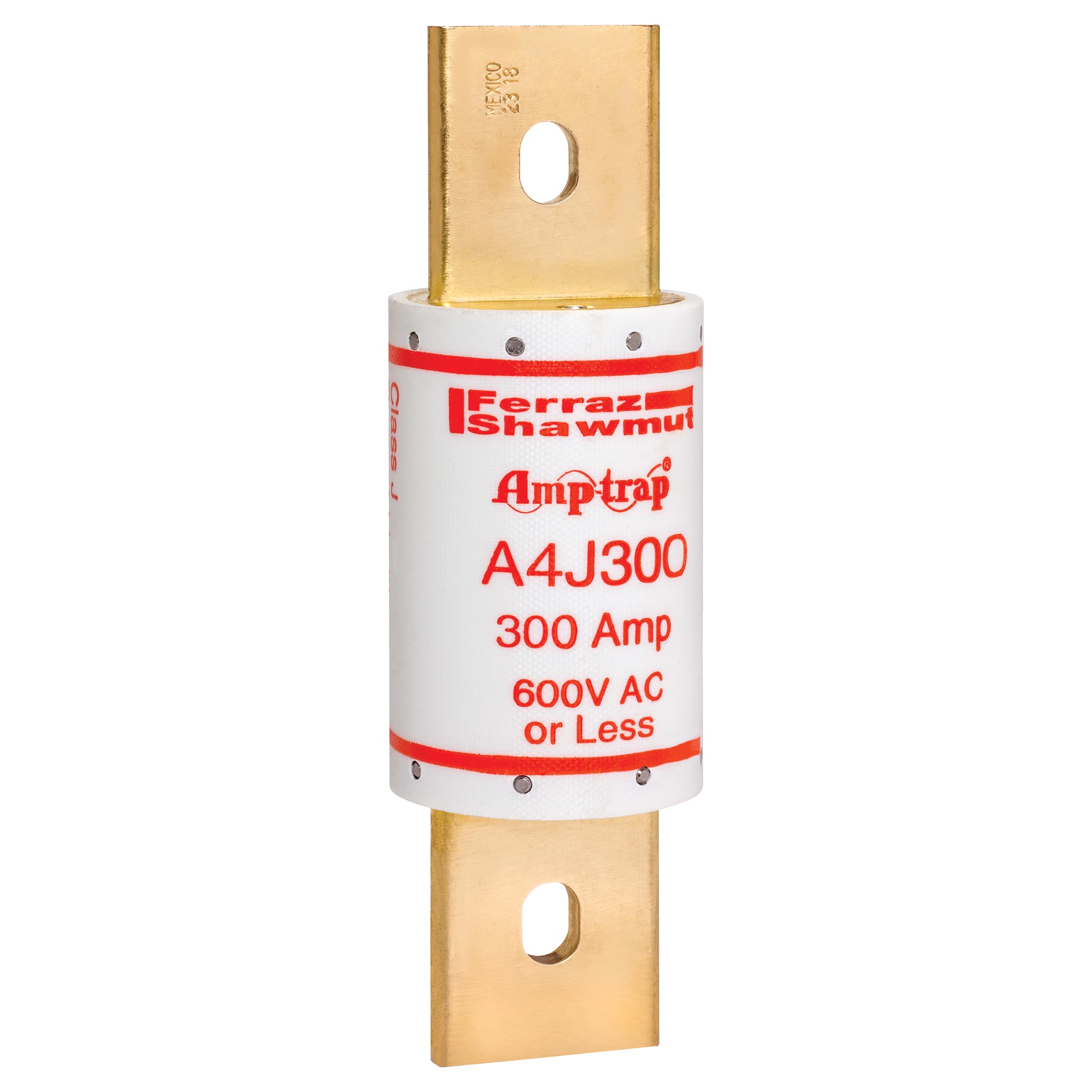Mersen A4J300 A4J300 Mersen - Fuse A4J - Class J - Fast-Acting 600VAC 300VDC 300A Blade Amp-Trap® Mersen A4J300 A4J300 Mersen - Fuse A4J - Class J - Fast-Acting 600VAC 300VDC 300A Blade Amp-Trap®