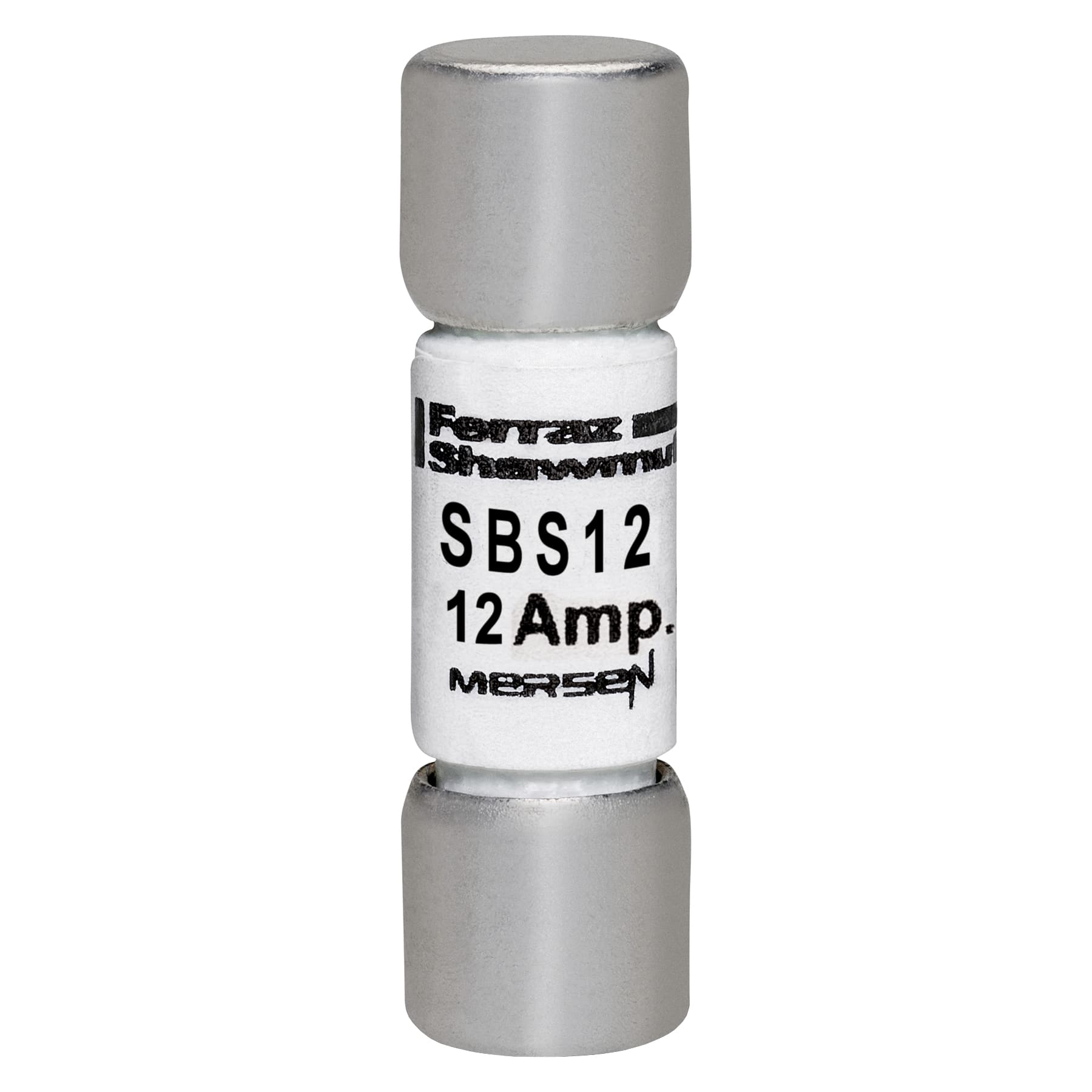 Mersen SBS12 SBS12 Mersen - Fuse SBS - Midget - Fast-Acting 600VAC 12A Ferrule Mersen SBS12 SBS12 Mersen - Fuse SBS - Midget - Fast-Acting 600VAC 12A Ferrule