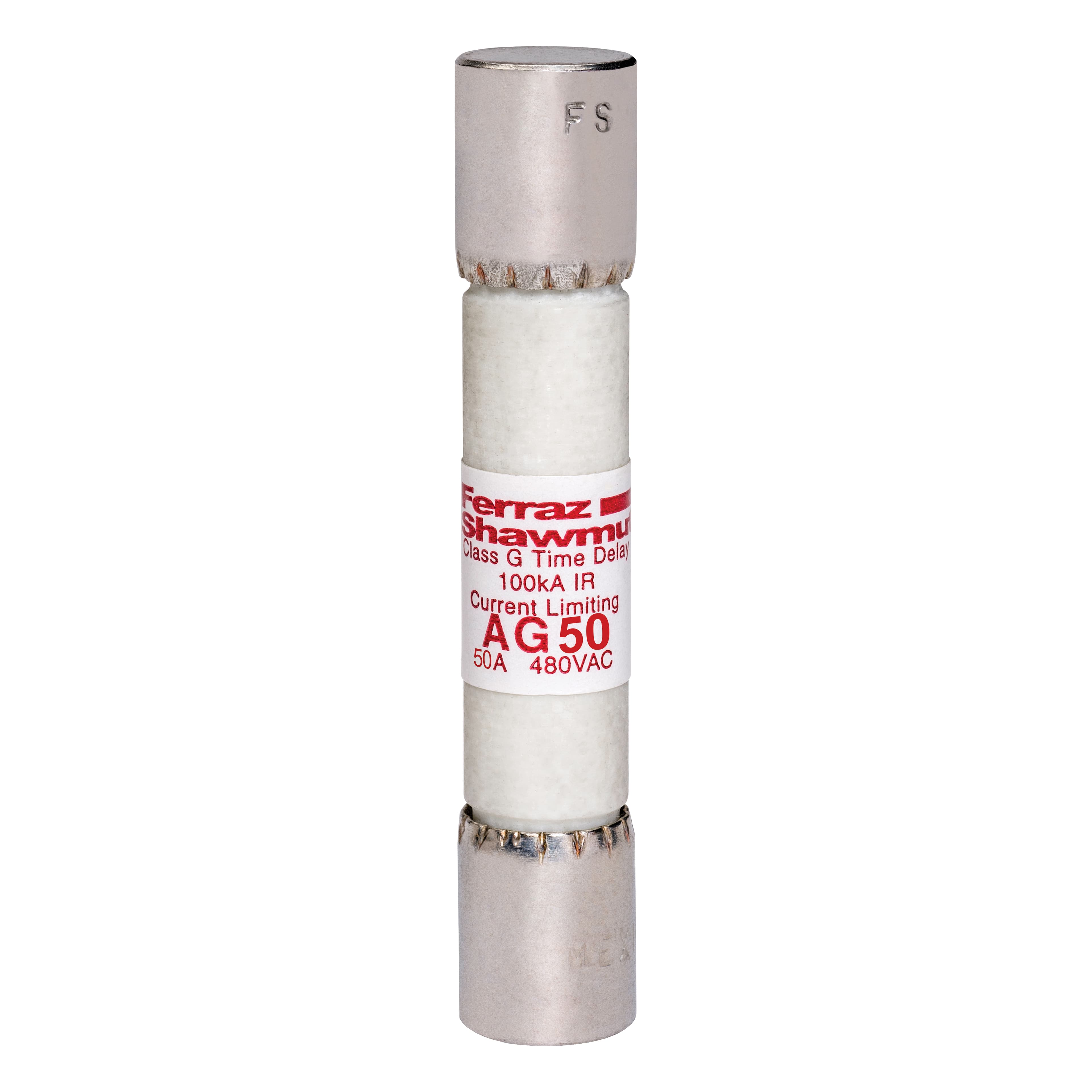 Mersen AG50 AG50 Mersen - Fuse AG - Class G 480VAC 50A Time Delay Ferrule Amp-Trap® Mersen AG50 AG50 Mersen - Fuse AG - Class G 480VAC 50A Time Delay Ferrule Amp-Trap®