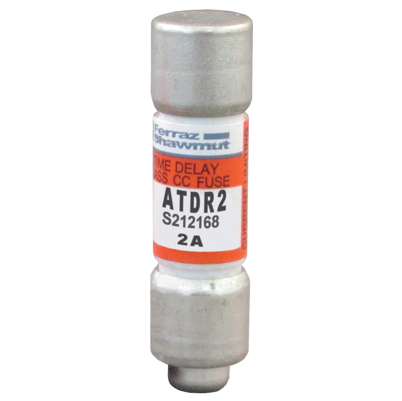 Mersen ATDR2 ATDR2 Mersen - Fuse ATDR - Class CC - Time-Delay 600VAC 300VDC 2A Ferrule Amp-Trap 2000® Mersen ATDR2 ATDR2 Mersen - Fuse ATDR - Class CC - Time-Delay 600VAC 300VDC 2A Ferrule Amp-Trap 2000®