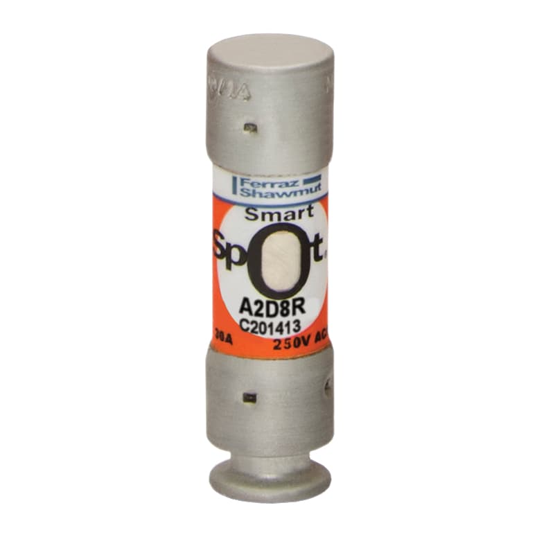 Mersen A2D8R A2D8R Mersen - Fuse A2D-R - Class RK1 - Time-Delay 250VAC 250VDC 8A Ferrule SmartSpot® Amp-Trap 2000® Mersen A2D8R A2D8R Mersen - Fuse A2D-R - Class RK1 - Time-Delay 250VAC 250VDC 8A Ferrule SmartSpot® Amp-Trap 2000®