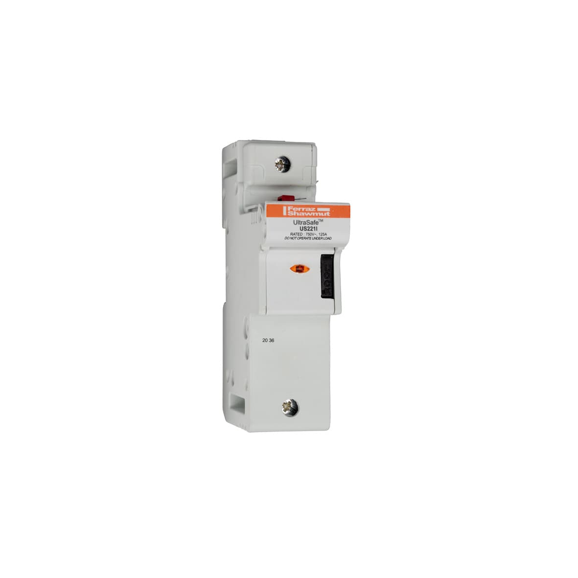Mersen F331159 F331159 Mersen - Fuse Holder UltraSafe™ 800VAC 1000VDC UL Fuse size 22x58 1-Pole Visual Indicator Pressure Plate IP20 Mersen F331159 F331159 Mersen - Fuse Holder UltraSafe™ 800VAC 1000VDC UL Fuse size 22x58 1-Pole Visual Indicator Pressure Plate IP20