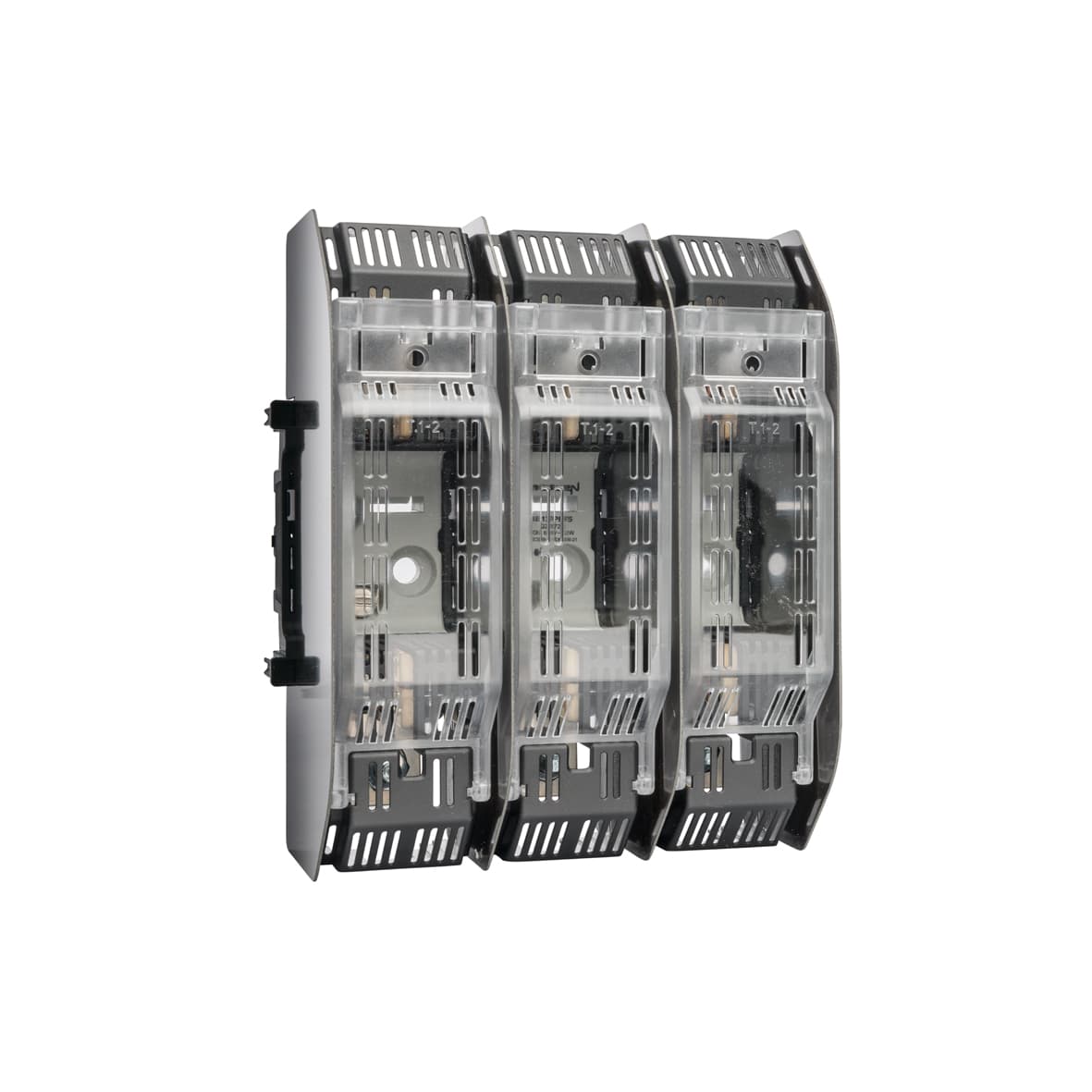 Mersen Q226725 Q226725 Mersen - NH plastic base Size NH1 1000VAC 1000VDC 250A 3-Pole DIN Rail Connection Screw Indirect touch protection IP20 Mersen Q226725 Q226725 Mersen - NH plastic base Size NH1 1000VAC 1000VDC 250A 3-Pole DIN Rail Connection Screw Indirect touch protection IP20