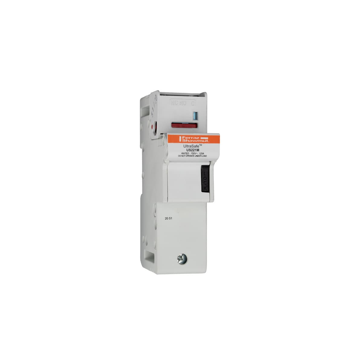 Mersen G331160 G331160 Mersen - Fuse Holder UltraSafe™ 800VAC 1000VDC UL Fuse size 22x58 1-Pole Microswitch Pressure Plate IP20 Mersen G331160 G331160 Mersen - Fuse Holder UltraSafe™ 800VAC 1000VDC UL Fuse size 22x58 1-Pole Microswitch Pressure Plate IP20
