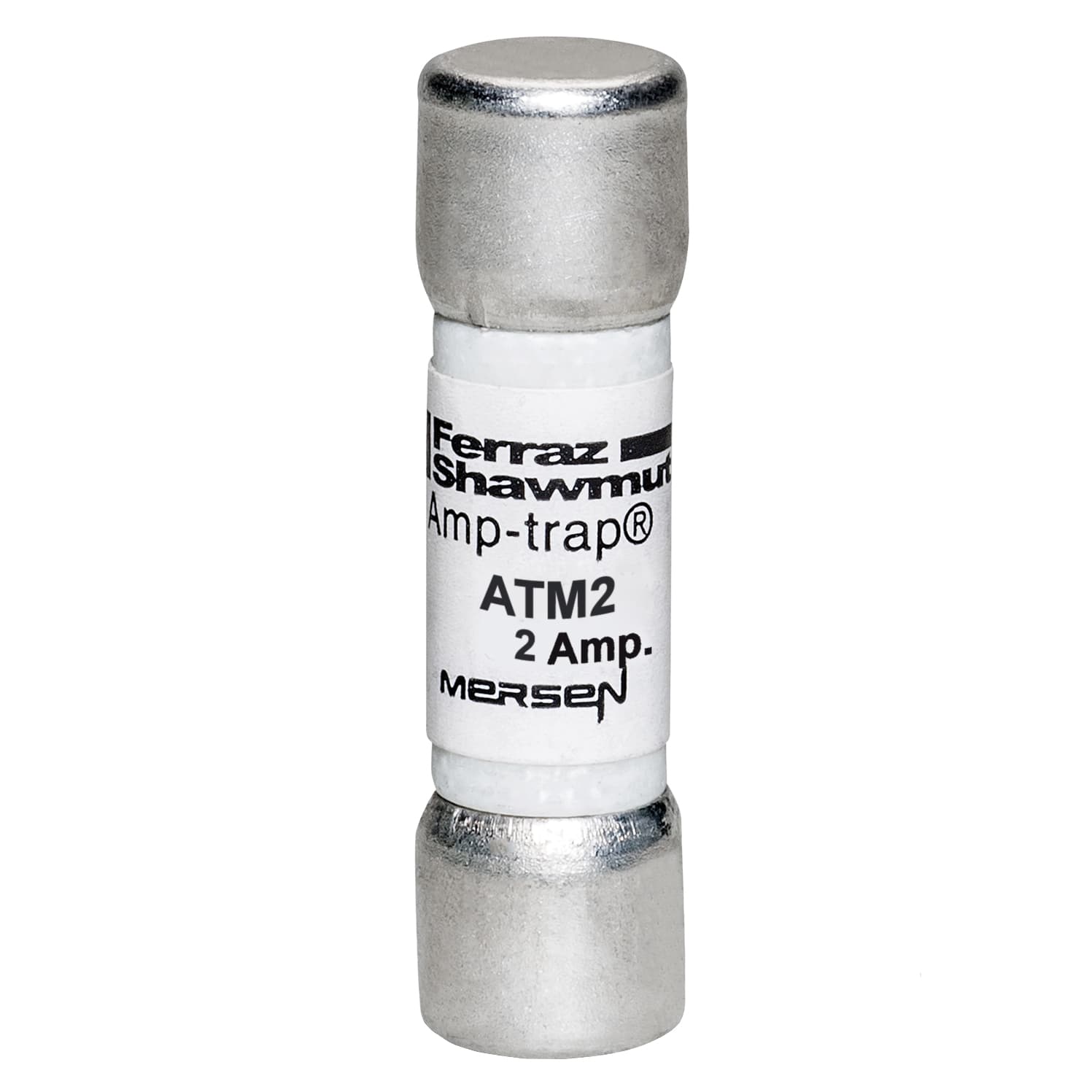 Mersen ATM2 ATM2 Mersen - Fuse ATM - Midget - Fast-Acting 600VAC 600VDC 2A Ferrule Amp-Trap® Mersen ATM2 ATM2 Mersen - Fuse ATM - Midget - Fast-Acting 600VAC 600VDC 2A Ferrule Amp-Trap®