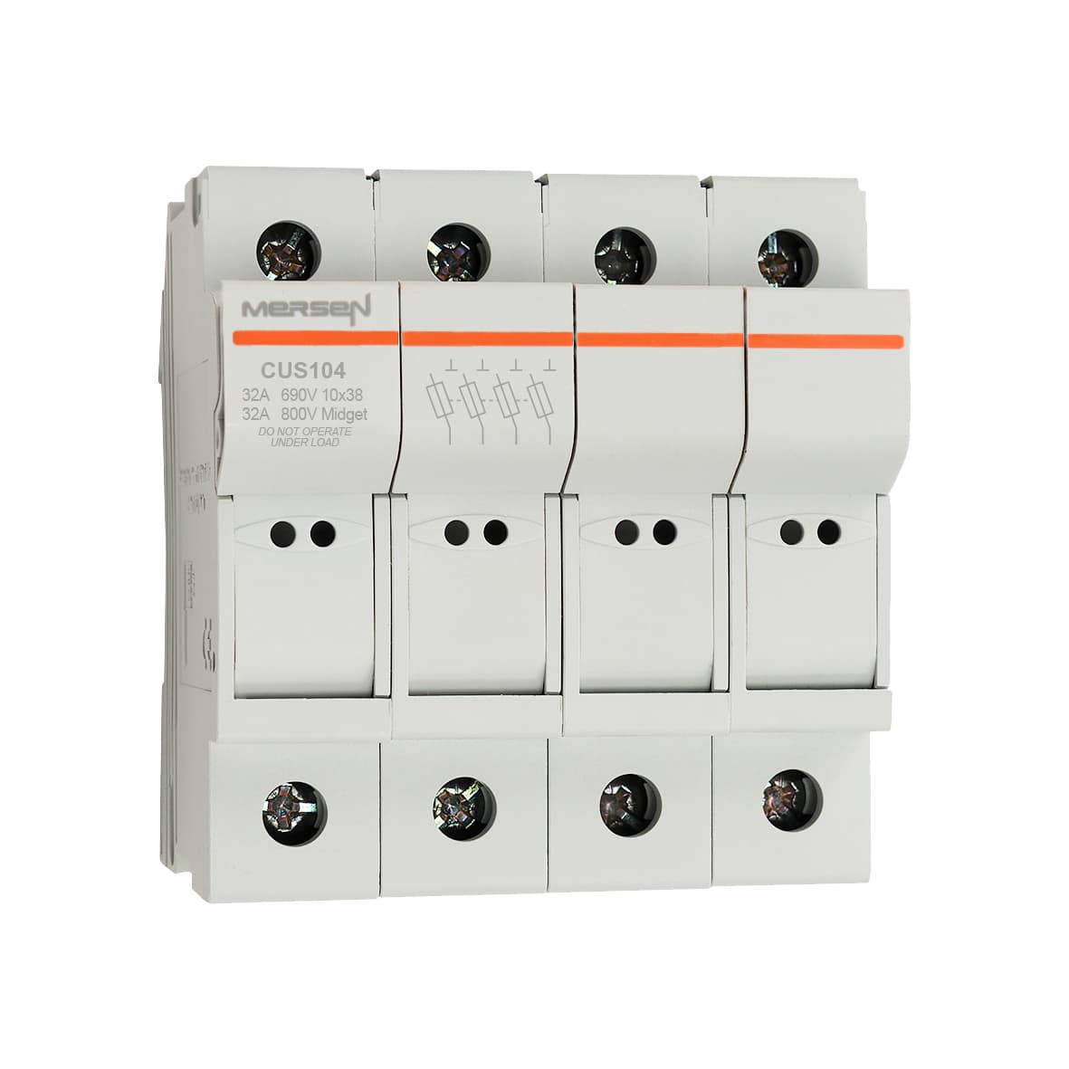 Mersen X1062712 X1062712 Mersen - Fuse Holder IEC+UL/CSA Modulostar® Size 10x38 800VAC UL 1000VDC UL 4-Pole IP20 DIN Rail mounting Mersen X1062712 X1062712 Mersen - Fuse Holder IEC+UL/CSA Modulostar® Size 10x38 800VAC UL 1000VDC UL 4-Pole IP20 DIN Rail mounting