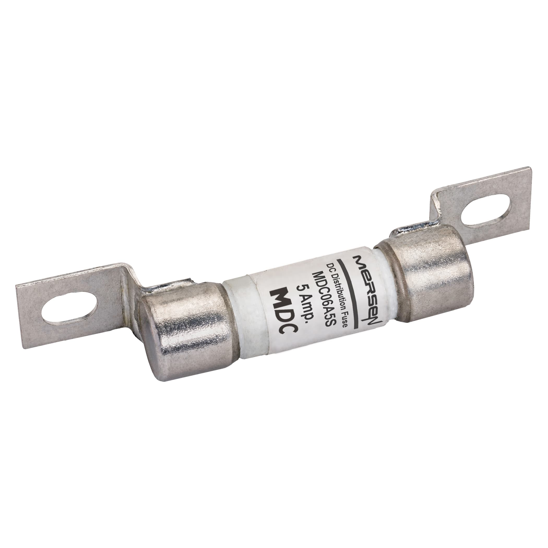 Mersen MDC06A5S MDC06A5S Mersen Fuse MDC06A - DC Distribution 600VAC 600VDC 5A Type Auxiliary Surface Screw Mount Mersen MDC06A5S MDC06A5S Mersen Fuse MDC06A - DC Distribution 600VAC 600VDC 5A Type Auxiliary Surface Screw Mount