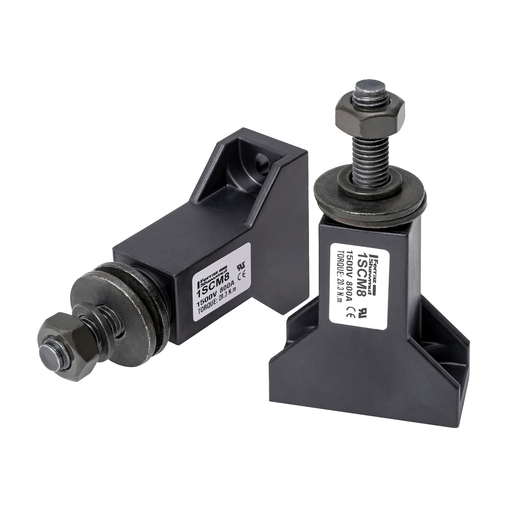 Mersen 1SCM8 1SCM8 Mersen - Fuse Block 1500VAC 1500VDC 400A 1-Pole Stud M8 Mersen 1SCM8 1SCM8 Mersen - Fuse Block 1500VAC 1500VDC 400A 1-Pole Stud M8