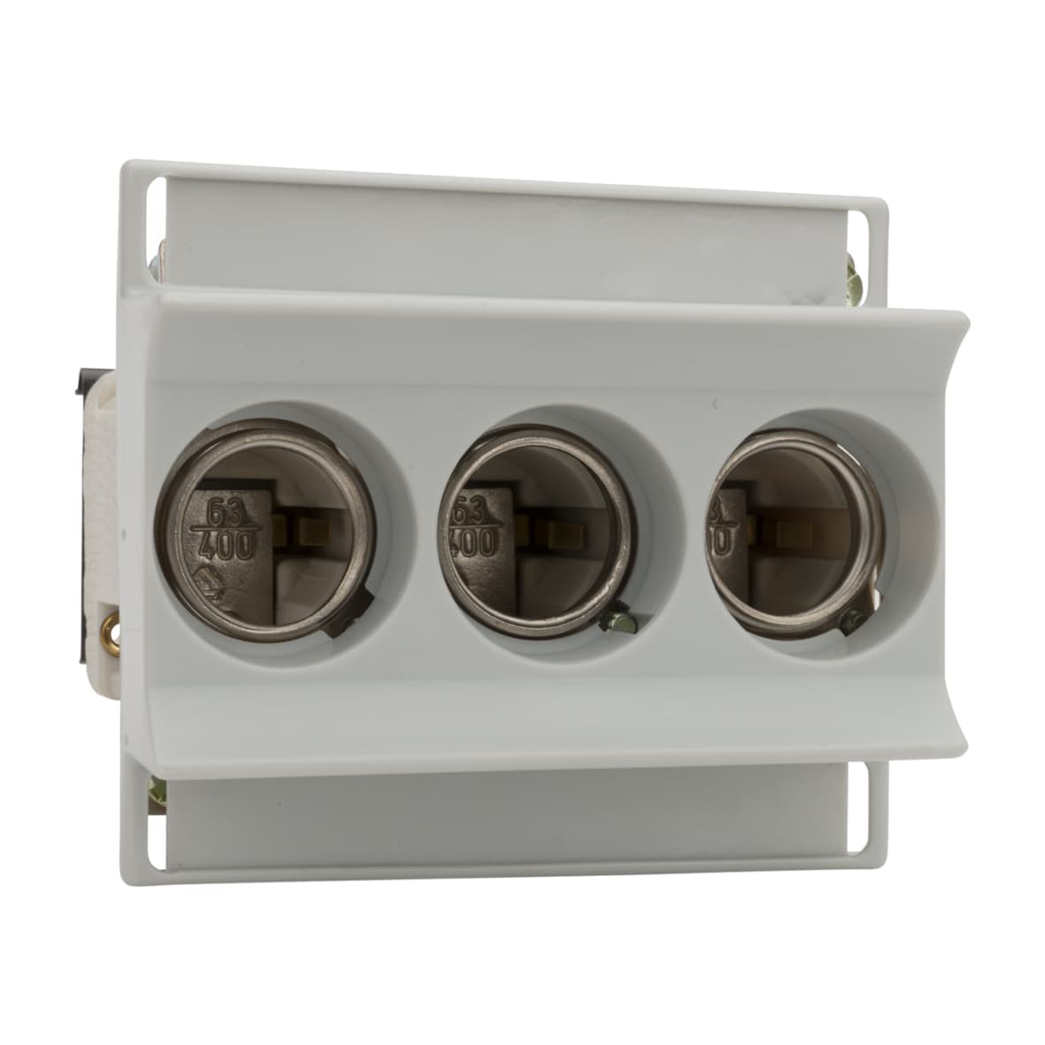 Mersen E222874 E222874 Mersen - DIN Fuse base Neozed Size D02 400VAC 63A 3-Pole with touch protection DIN Rail mounting Clamp Strap Mersen E222874 E222874 Mersen - DIN Fuse base Neozed Size D02 400VAC 63A 3-Pole with touch protection DIN Rail mounting Clamp Strap