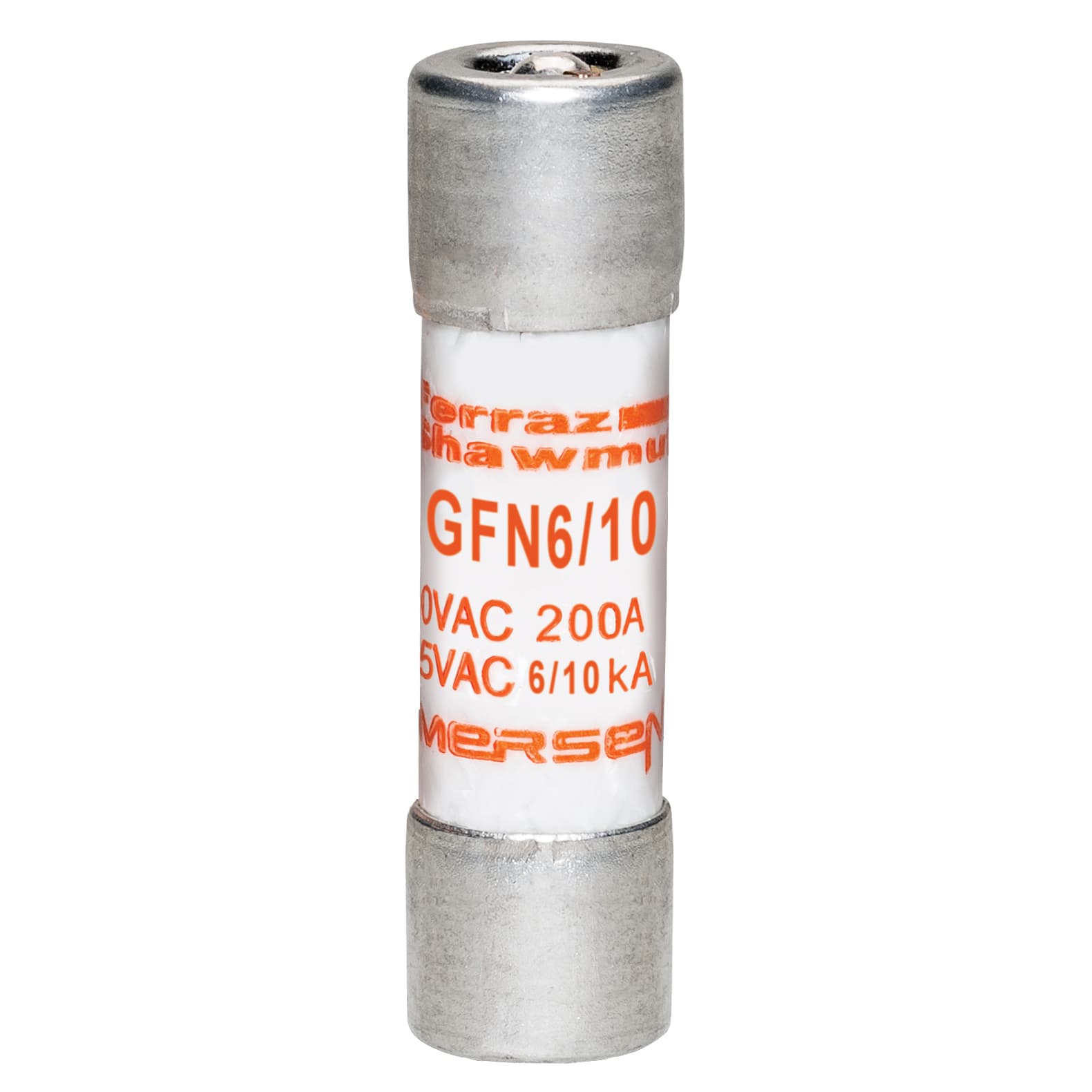 Mersen GFN6/10 GFN6/10 Mersen - Fuse GFN - Midget - Time-Delay 250VAC 0.6A Ferrule Visual Indicator Mersen GFN6/10 GFN6/10 Mersen - Fuse GFN - Midget - Time-Delay 250VAC 0.6A Ferrule Visual Indicator