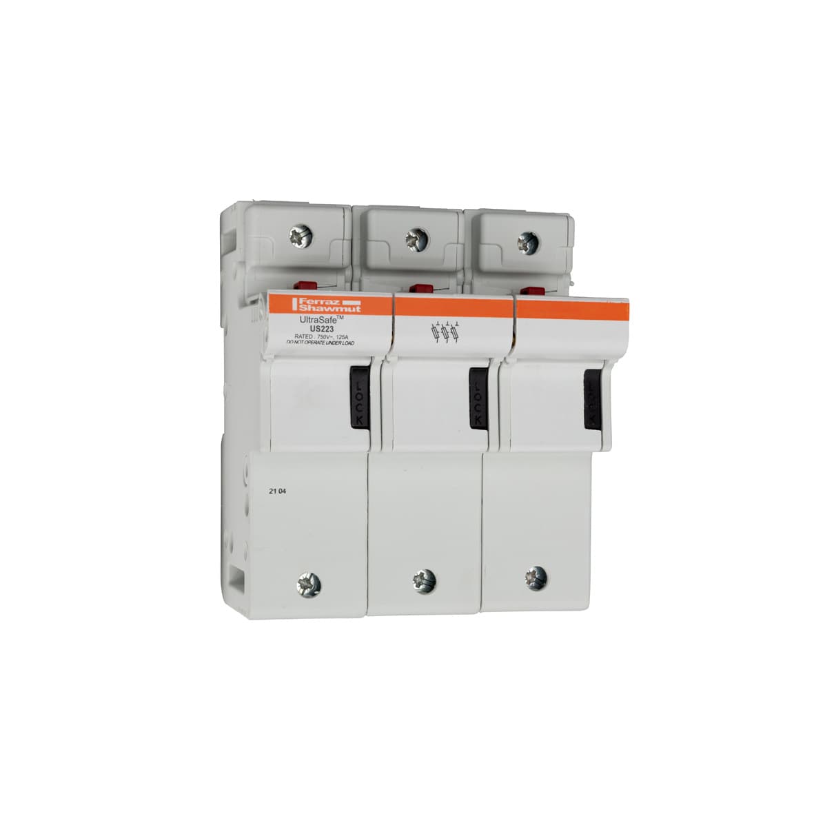 Mersen R331169 R331169 Mersen - Fuse Holder UltraSafe™ 800VAC 1000VDC UL Fuse size 22x58 3-Pole Pressure Plate IP20 Mersen R331169 R331169 Mersen - Fuse Holder UltraSafe™ 800VAC 1000VDC UL Fuse size 22x58 3-Pole Pressure Plate IP20