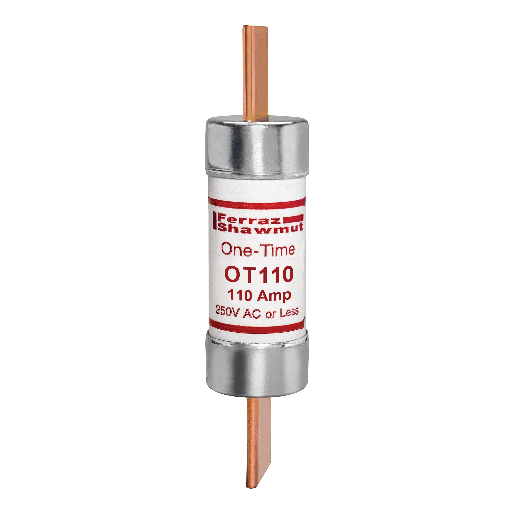 Mersen OT110 OT110 Mersen - Fuse OT - Class K5 - Fast-Acting 250VAC 250VDC 110A Blade Amp-Trap® Mersen OT110 OT110 Mersen - Fuse OT - Class K5 - Fast-Acting 250VAC 250VDC 110A Blade Amp-Trap®