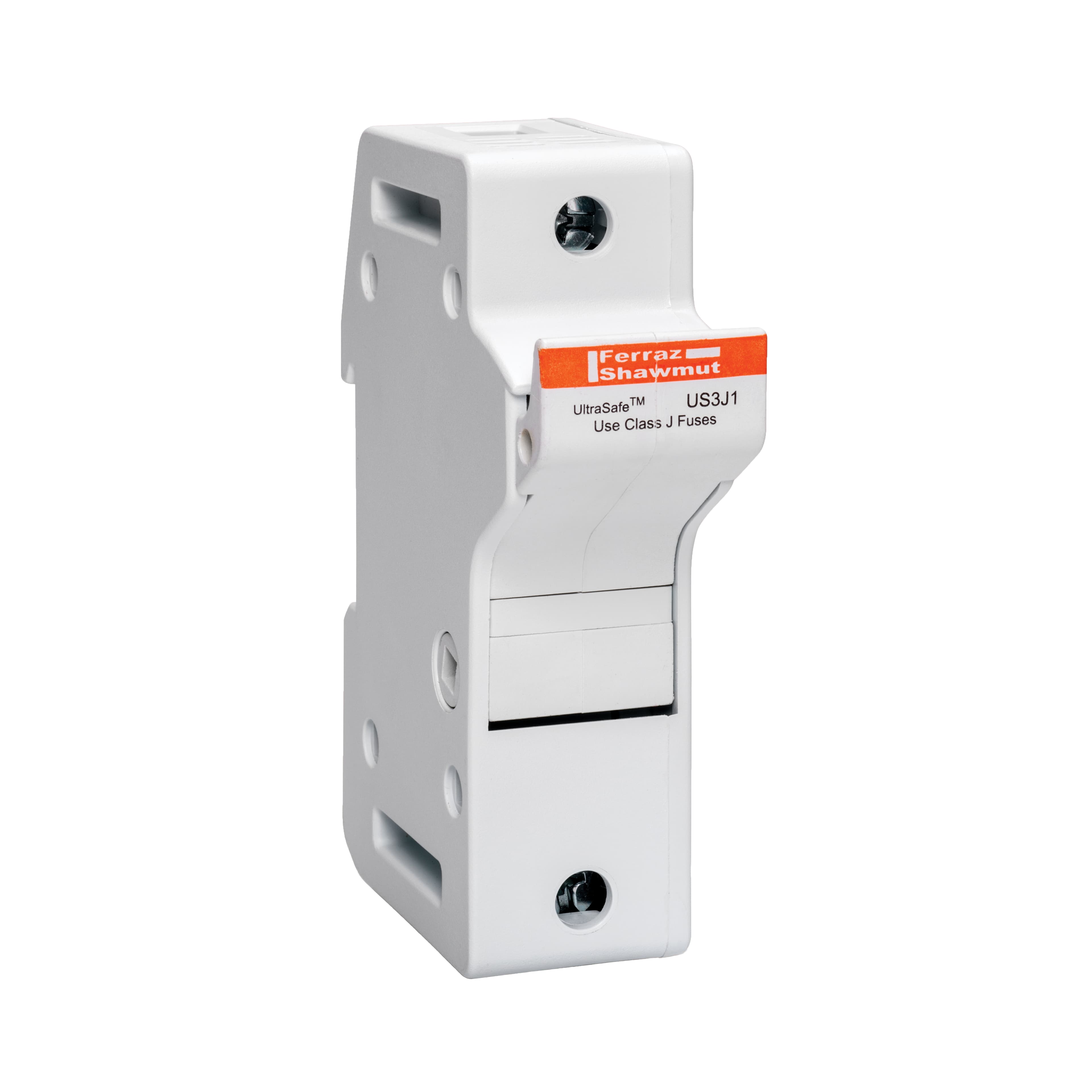 Mersen US3J1 US3J1 Mersen - Fuse Holder UltraSafe™ 600VAC 600VDC Class J 30A 1-Pole Pressure Plate IP65 Mersen US3J1 US3J1 Mersen - Fuse Holder UltraSafe™ 600VAC 600VDC Class J 30A 1-Pole Pressure Plate IP65