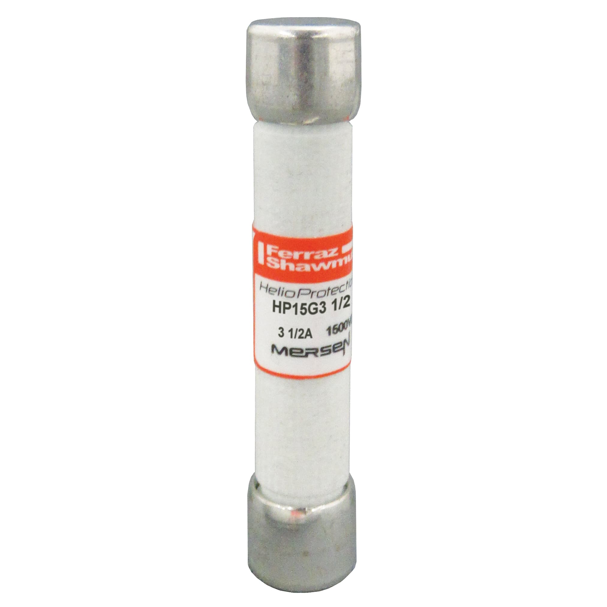 Mersen HP15G3-1/2-B HP15G3-1/2-B Mersen Photovoltaic fuse gPV 1500VDC IEC 1500VDC UL 3.5A With Ferrule For Clip 88 Pack Mersen HP15G3-1/2-B HP15G3-1/2-B Mersen Photovoltaic fuse gPV 1500VDC IEC 1500VDC UL 3.5A With Ferrule For Clip 88 Pack