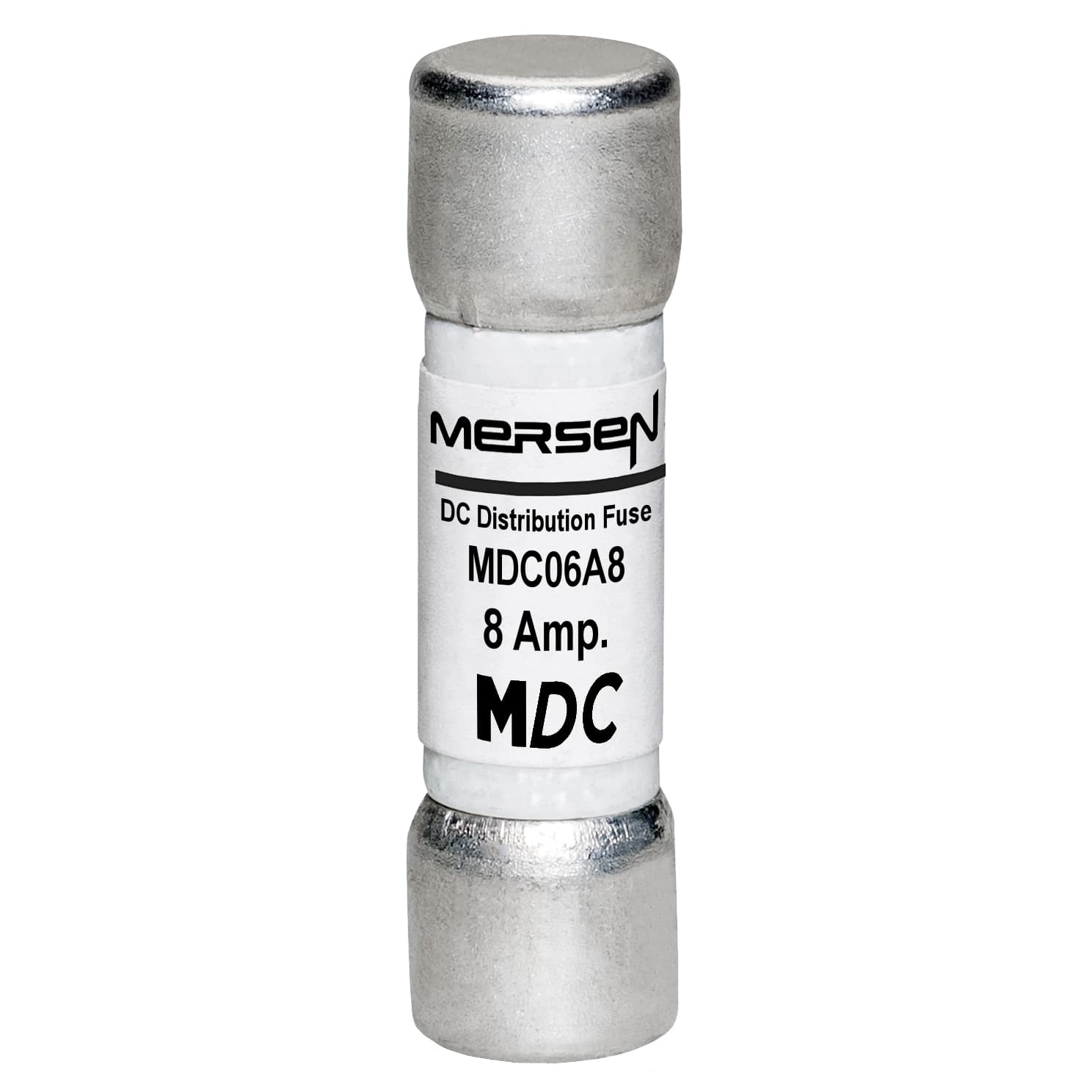 Mersen MDC06A8 MDC06A8 Mersen Fuse MDC06A - DC Distribution 600VAC 600VDC 8A Type Auxiliary Ferrule Mersen MDC06A8 MDC06A8 Mersen Fuse MDC06A - DC Distribution 600VAC 600VDC 8A Type Auxiliary Ferrule