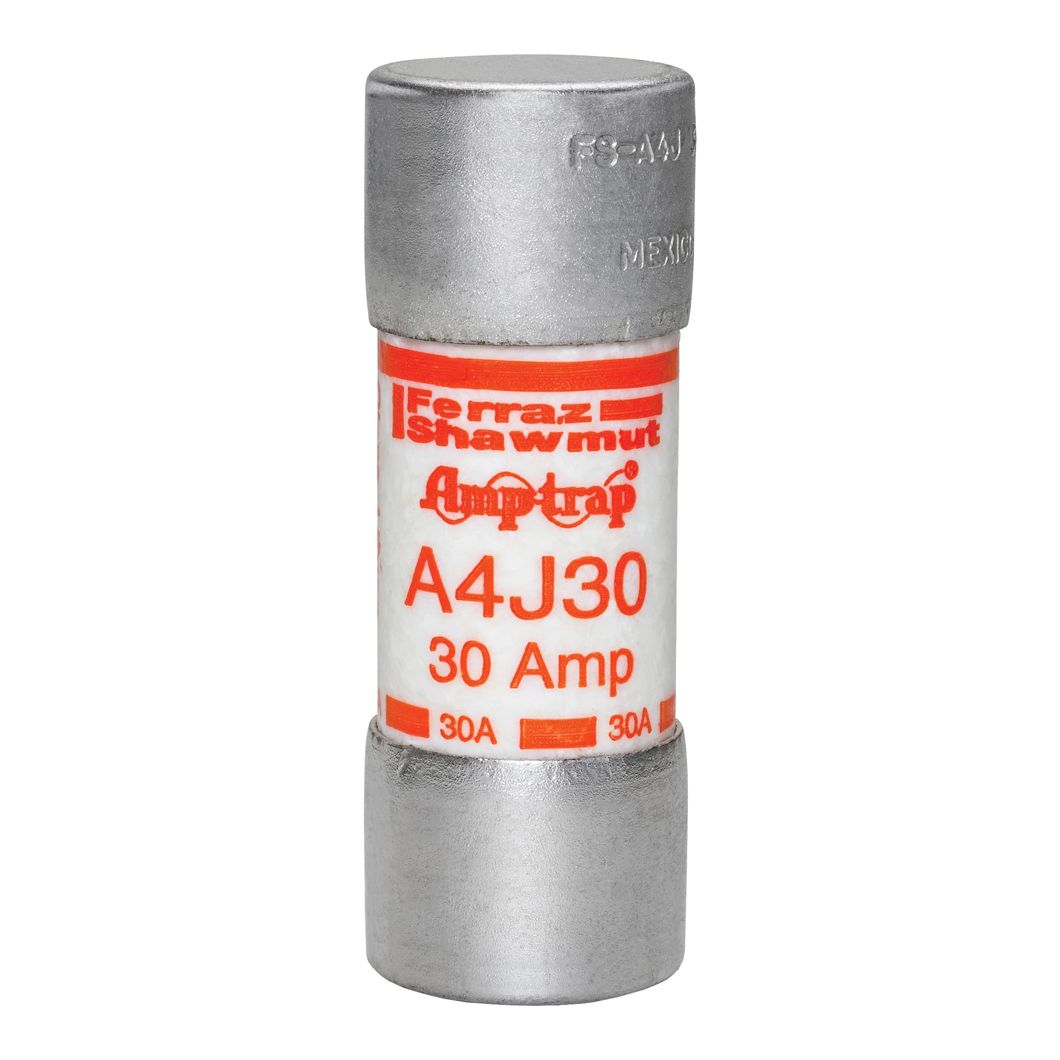 Mersen A4J30 A4J30 Mersen - Fuse A4J - Class J - Fast-Acting 600VAC 300VDC 30A Ferrule Amp-Trap® Mersen A4J30 A4J30 Mersen - Fuse A4J - Class J - Fast-Acting 600VAC 300VDC 30A Ferrule Amp-Trap®