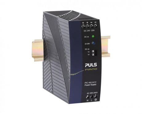 Puls PIC480.241C Power Supply, 480W, AC 200-240V input, 1 phase, 24-28Vdc output, 20A, DC-OK relay contact Puls PIC480.241C Power Supply, 480W, AC 200-240V input, 1 phase, 24-28Vdc output, 20A, DC-OK relay contact