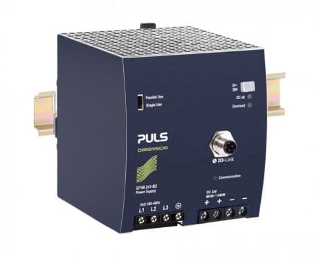 Puls QT40.241-B2 Power Supply, 960W, AC 380-480V input, 3 phase, 24-28Vdc output, 40A, IO-Link Puls QT40.241-B2 Power Supply, 960W, AC 380-480V input, 3 phase, 24-28Vdc output, 40A, IO-Link